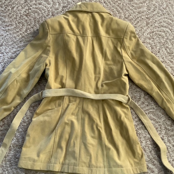 Vintage 100% leather/suede coat fully lined Mint condition - Picture 2 of 4